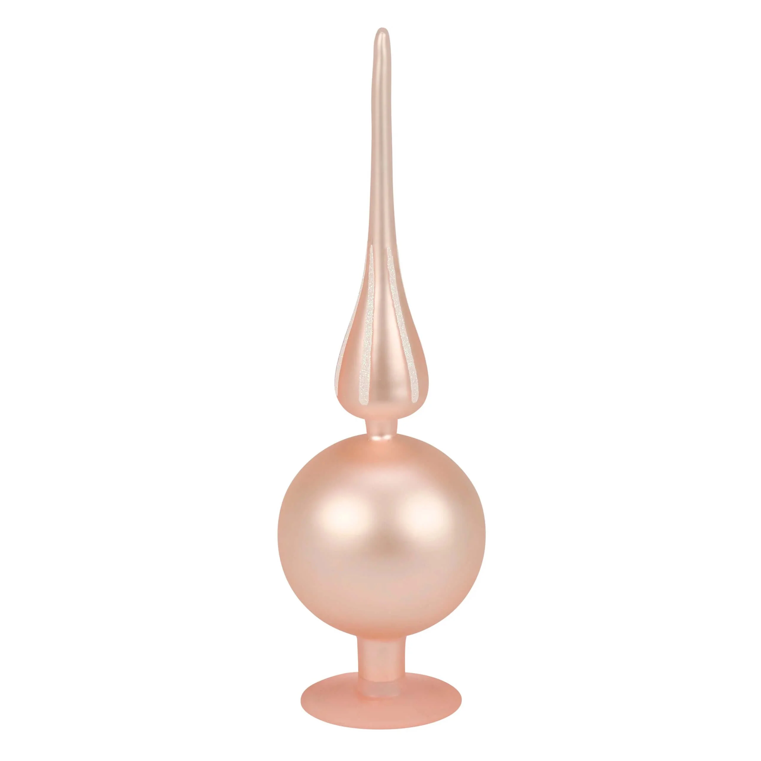 10" Pink Glass Tree Topper - Image 2