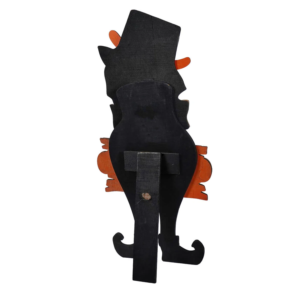 17" Plywood "Happy Halloween" Party Cat With Stand - Image 2
