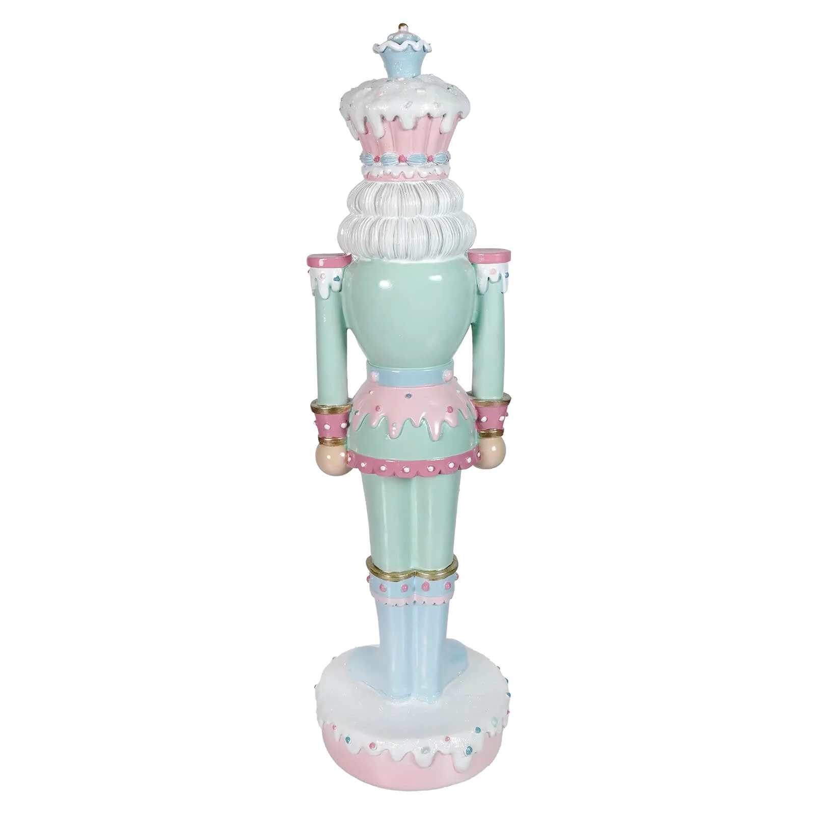18" Pastel Green Resin Dessert Toy Soldier - Image 3