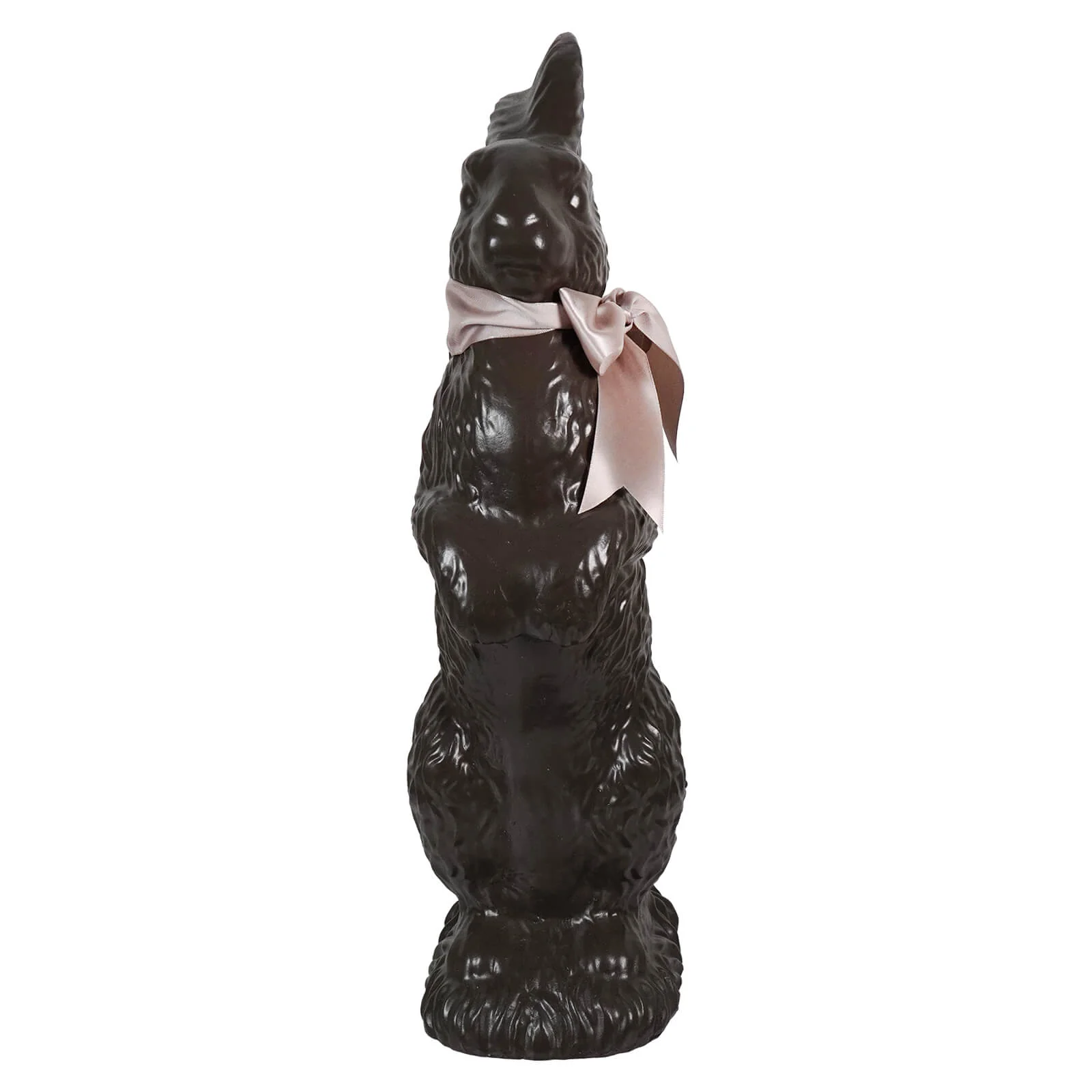20.25" Large Resin Standing Chocolate Bunny - Image 2