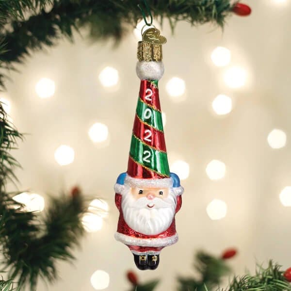 2022 Happy Santa Ornament - Image 3