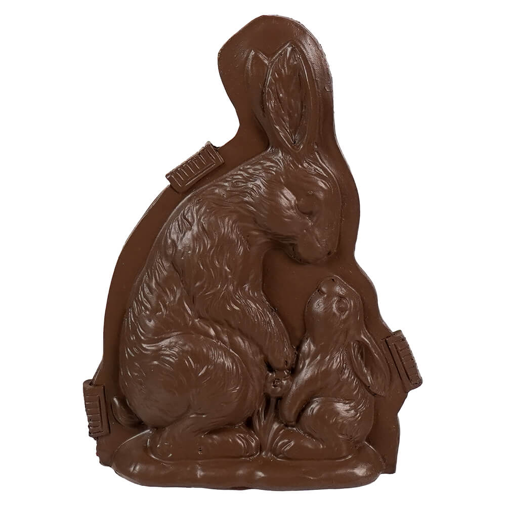 6.5" Resin Chocolate Bunny Mold - Image 2