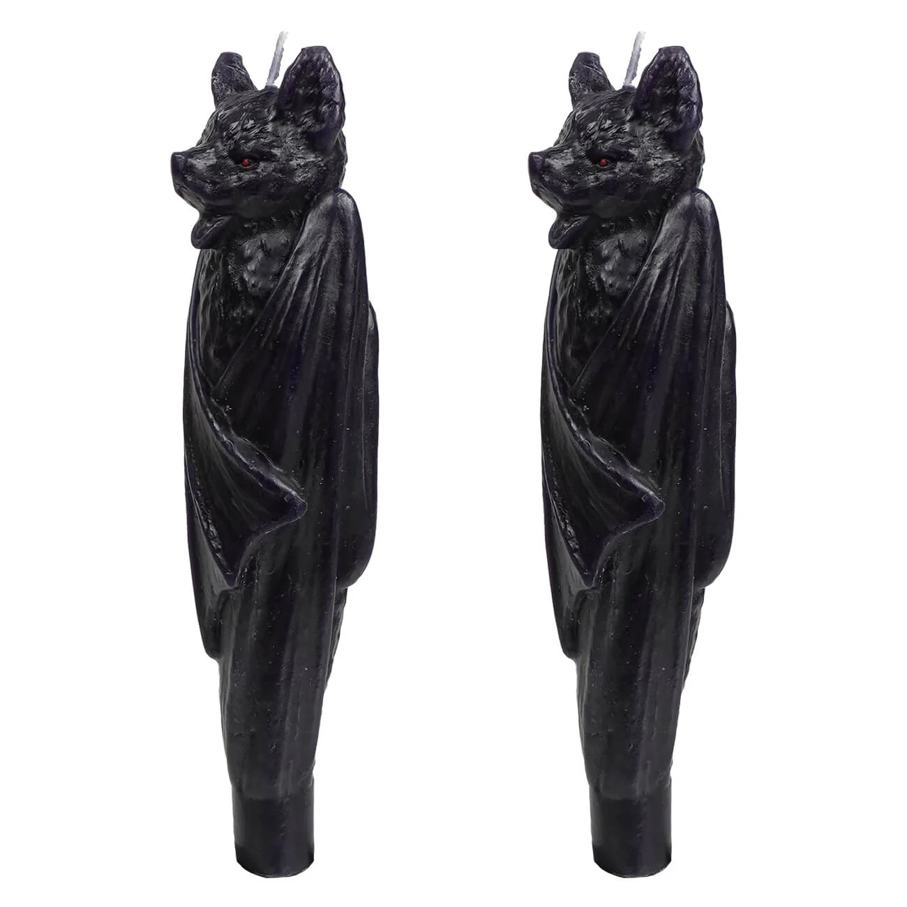 8" Black Bat Taper Candles Box Set/2 - Image 2