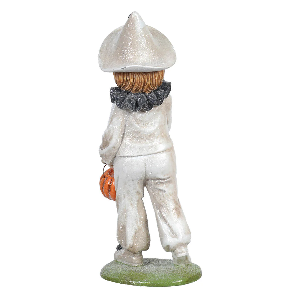 8" Resin Clown Costume Trick-Or-Treater Figurine - Image 2