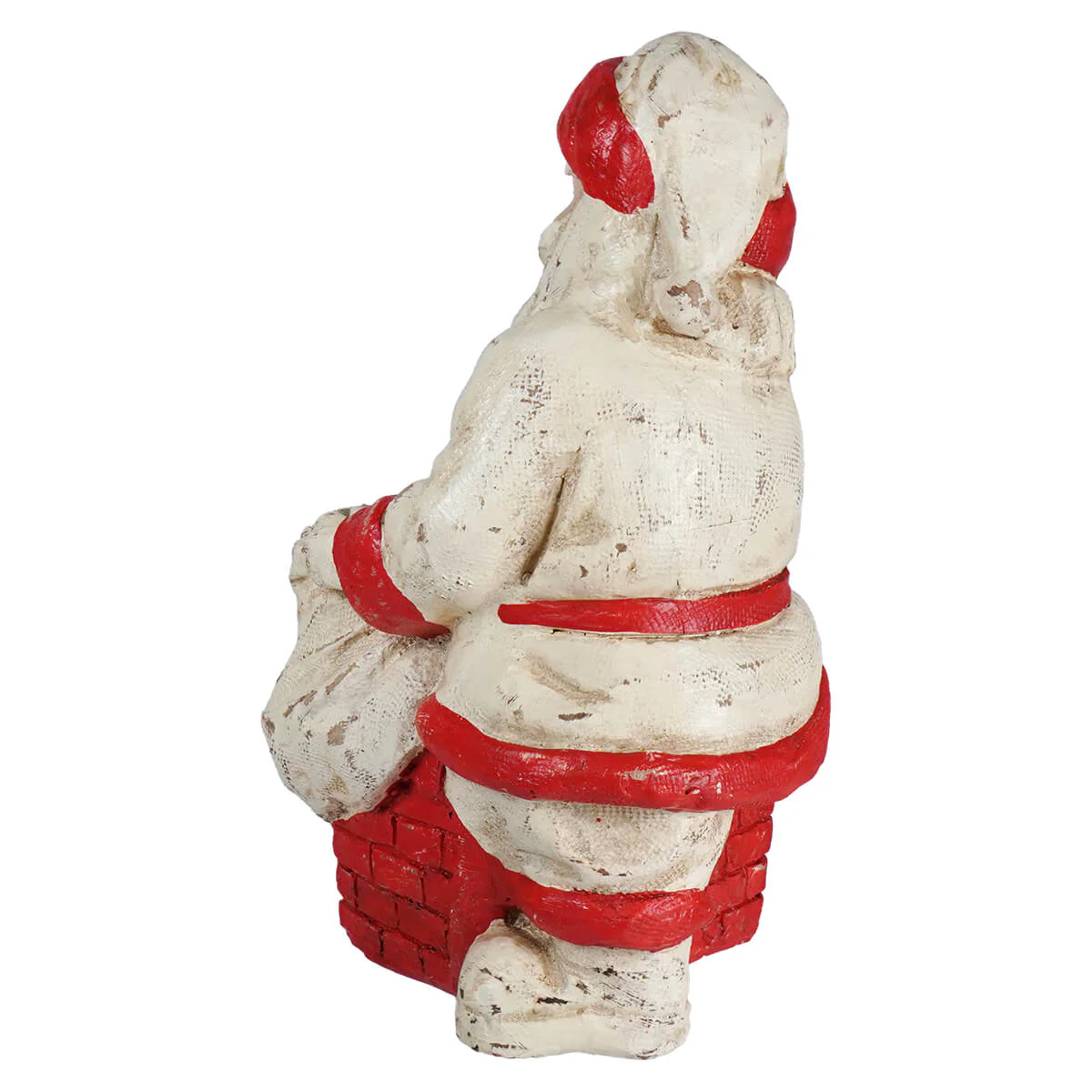 9.25" Santa On Chimney With Bag - Image 2