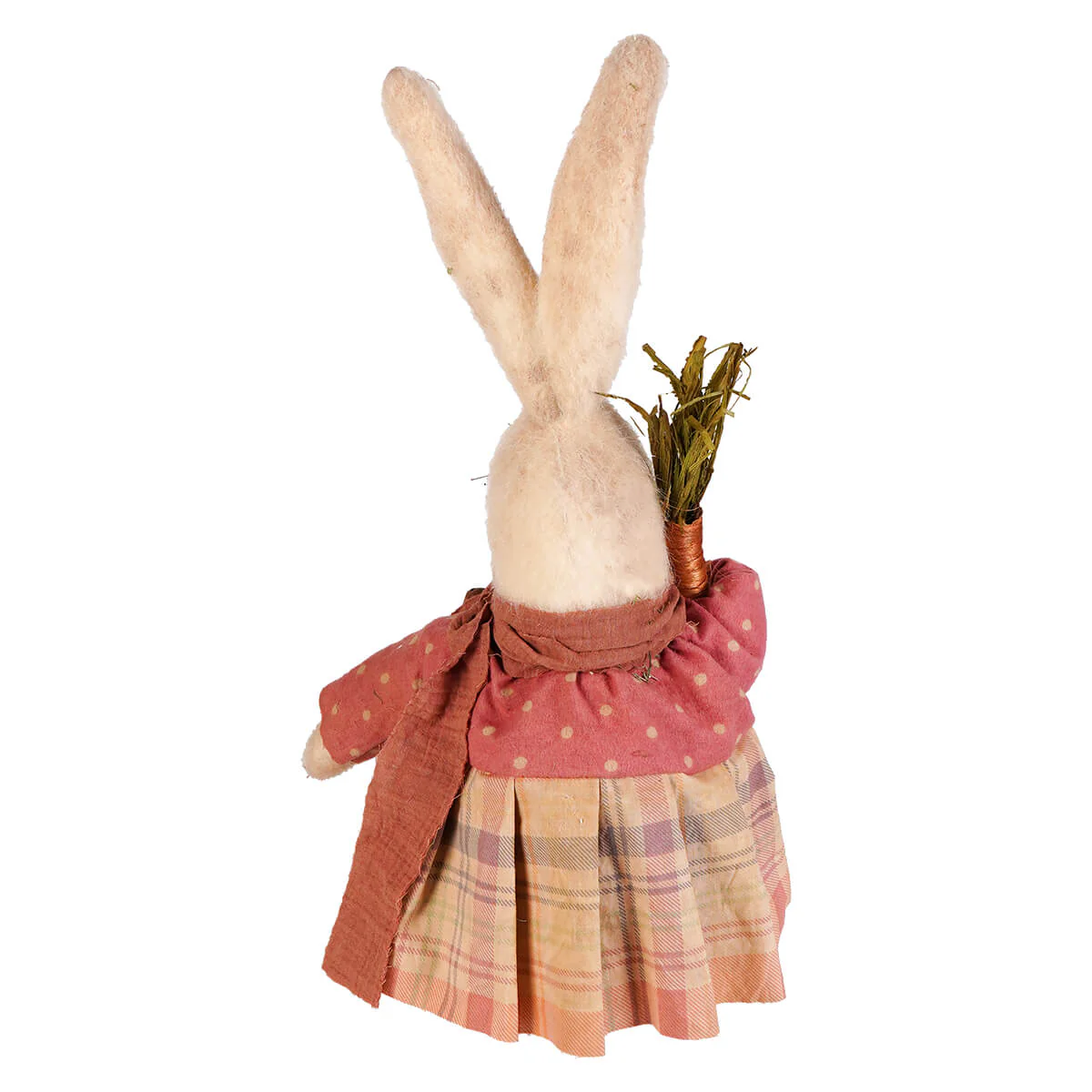 Alice Rabbit in Pink Holding Carrot - Image 2