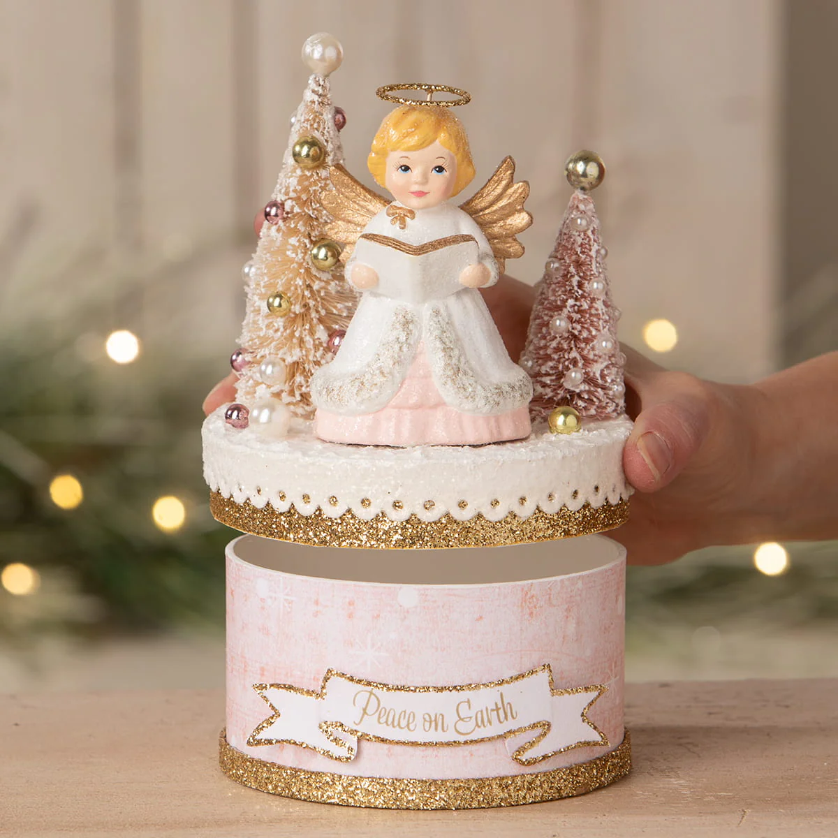Angel With Trees On Box - Image 3