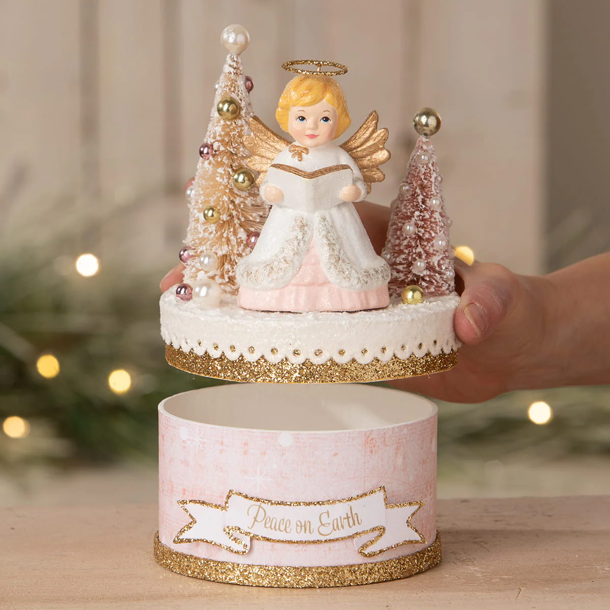 Angel With Trees On Box - Image 5