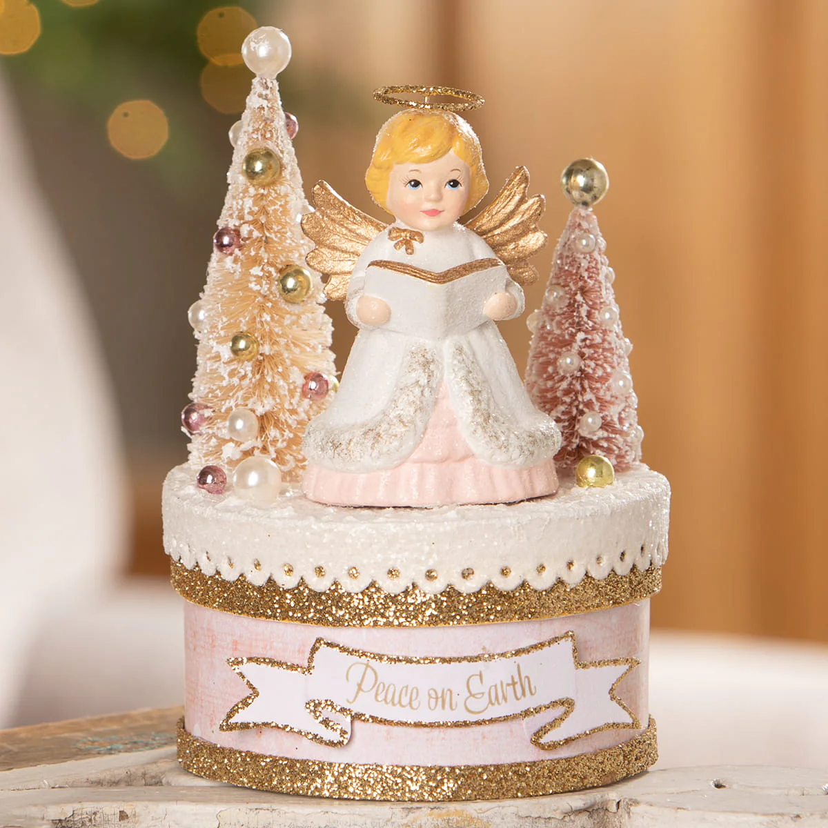Angel With Trees On Box - Image 6