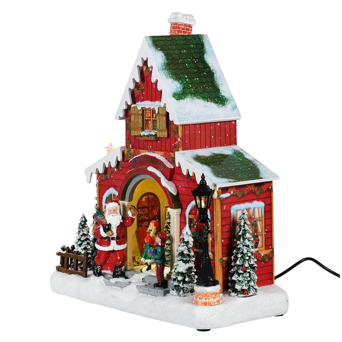 Animated Musical Lighted Christmas House - Image 3