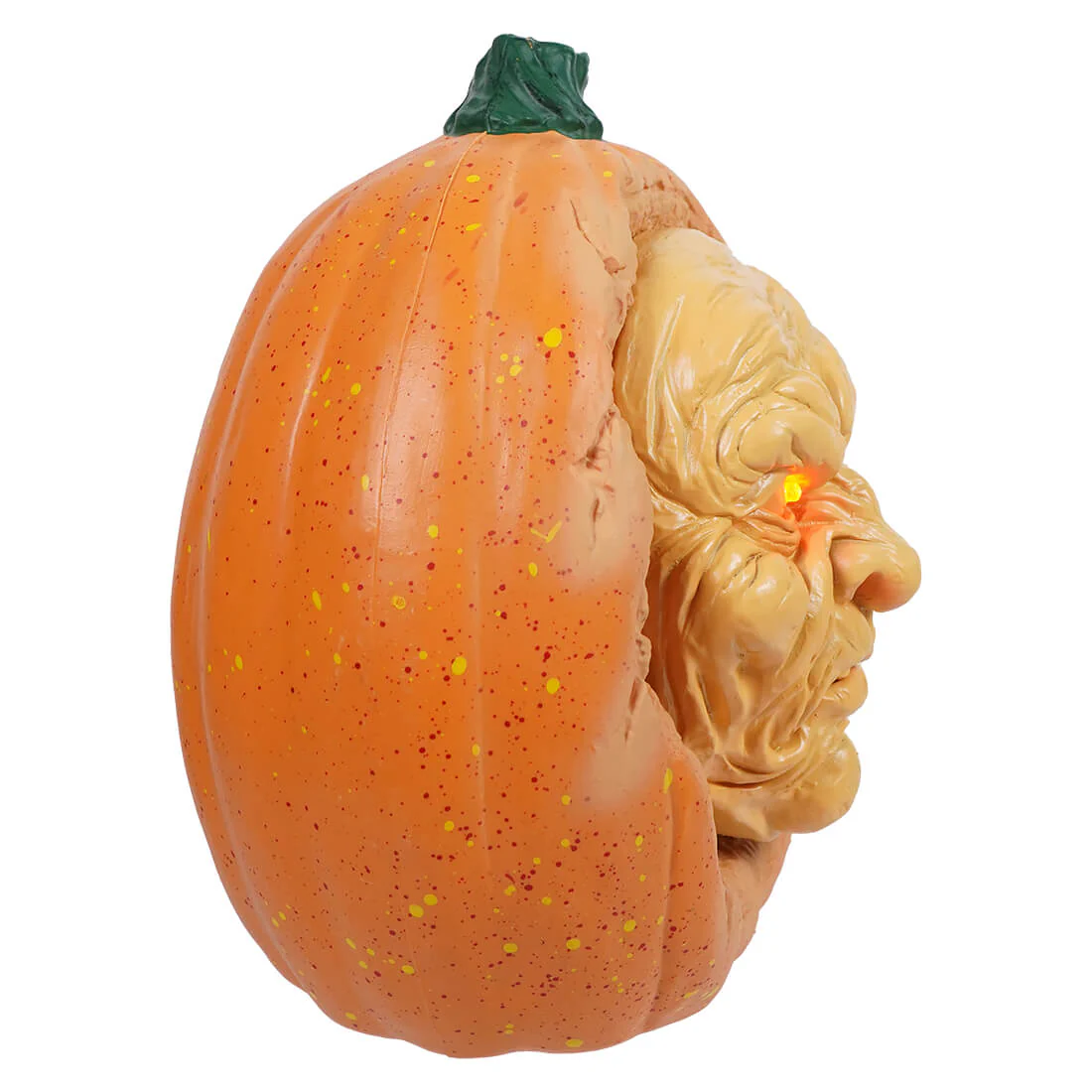Animated Talking Halloween Ghoul Pumpkin With Lighted Eyes & Sound Sensor - Image 3