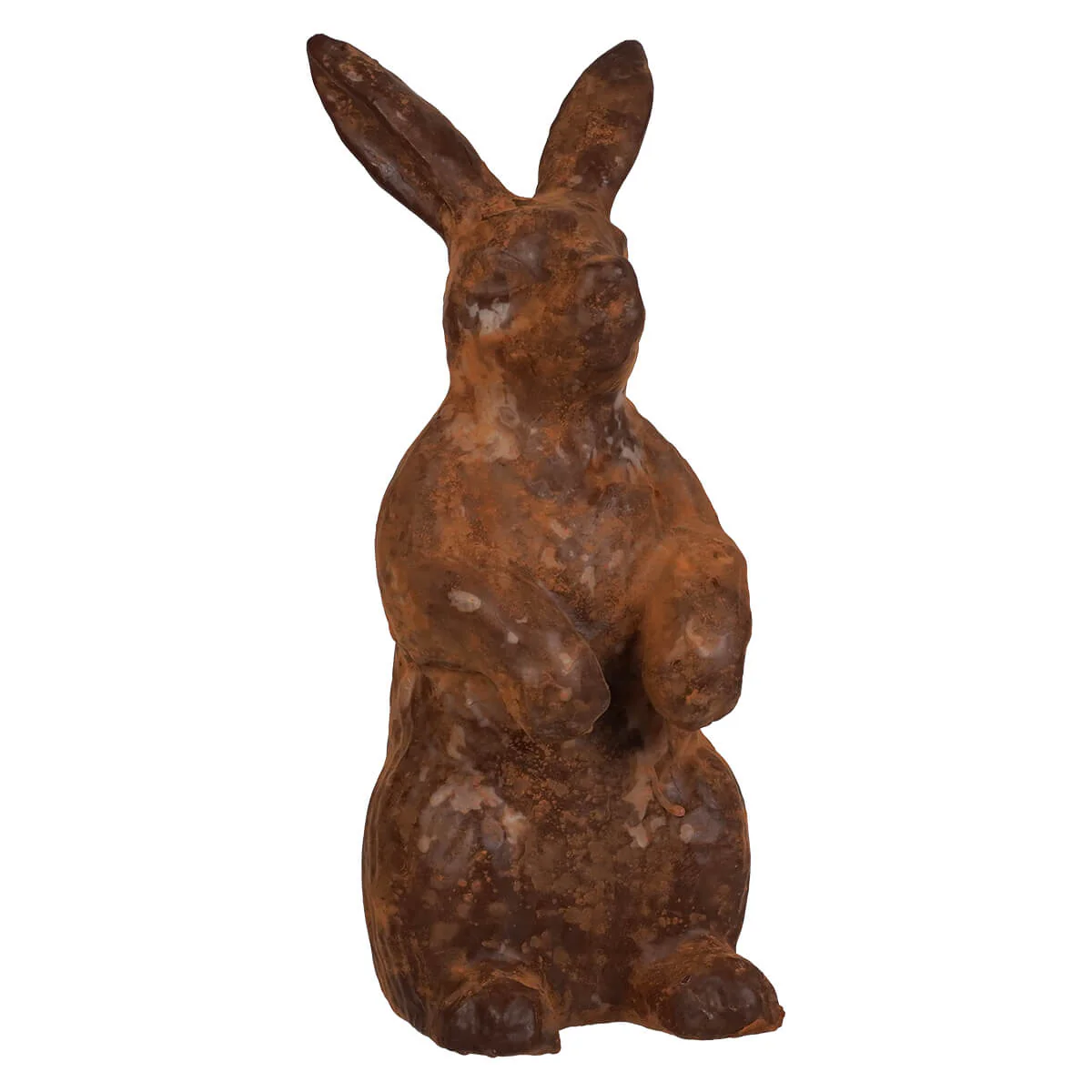Antique Brown Standing Rabbit