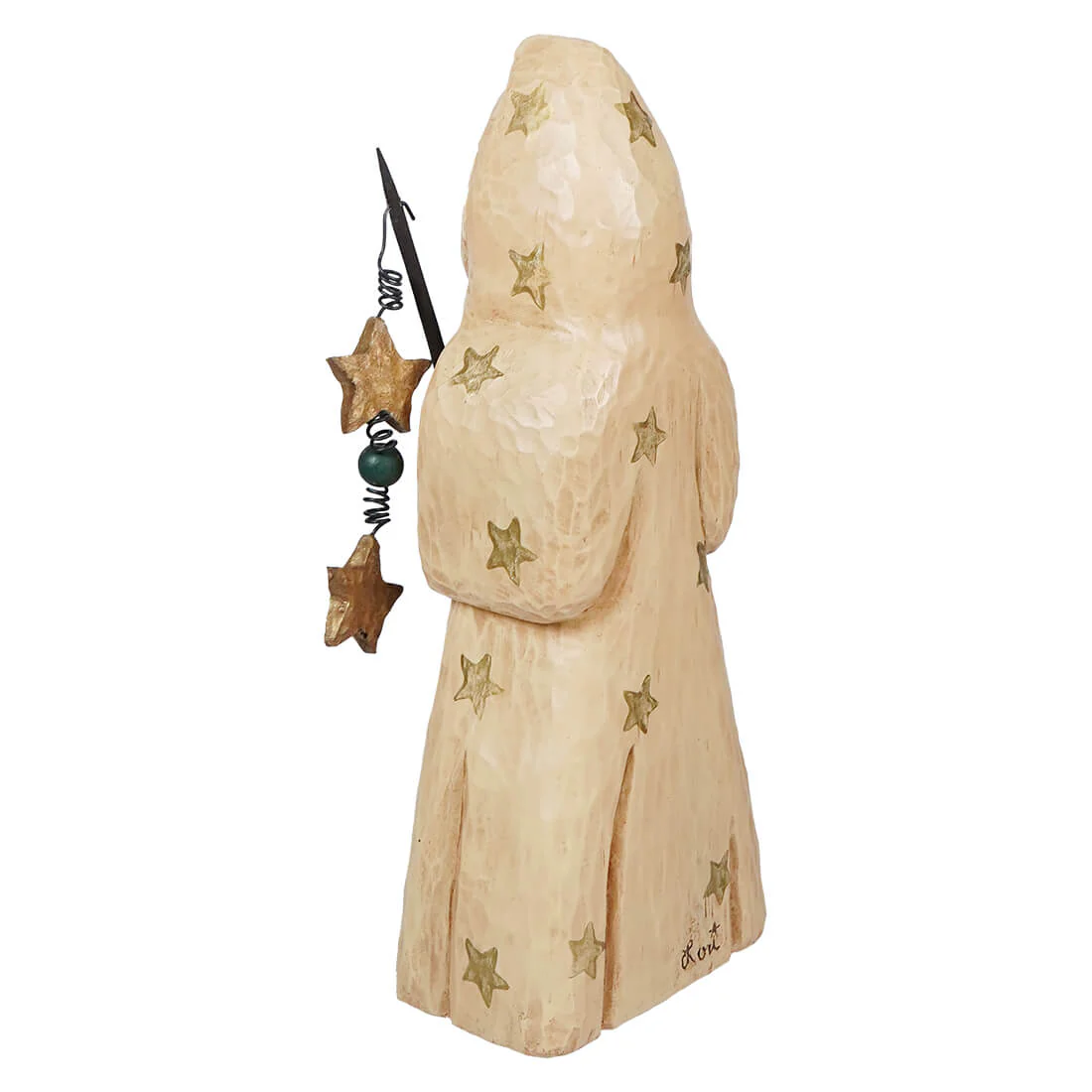 Antique White Catching A Falling Star Santa - Image 2