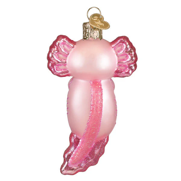 Axolotl With Candy Cane Ornament - Image 2