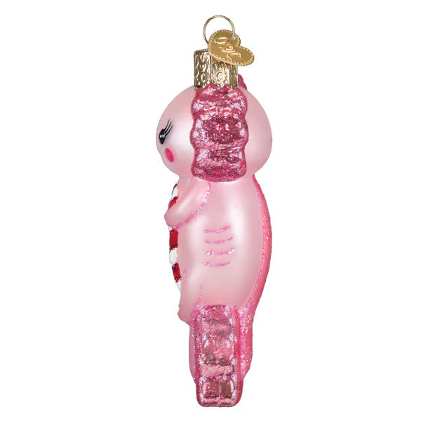 Axolotl With Candy Cane Ornament - Image 3