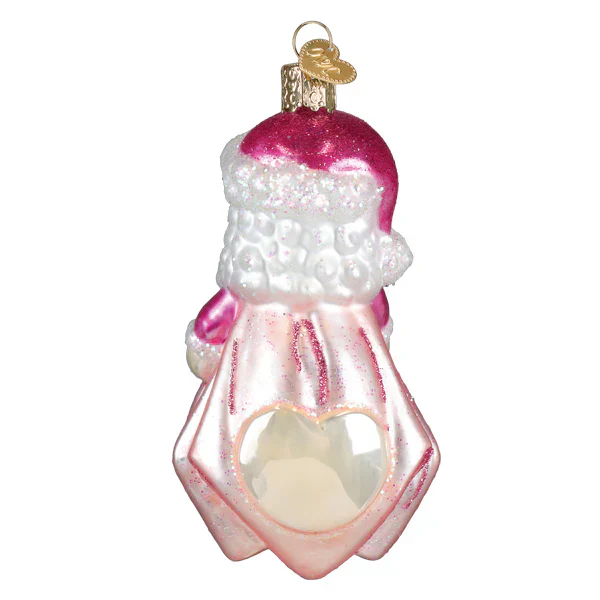Baby Girl's 1st Santa Lovey Ornament - Image 2