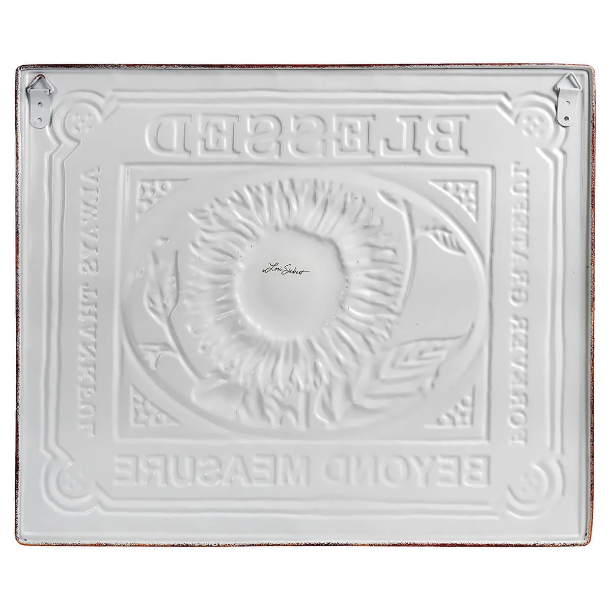 Blessed Beyond Measure Metal Embossed Wall Art - Image 2
