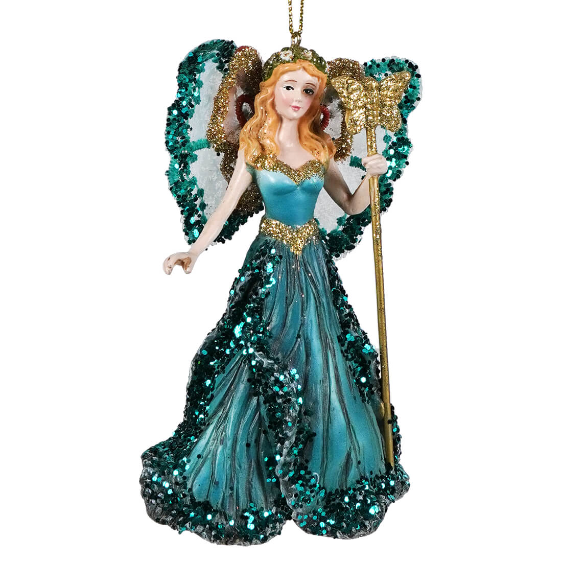 Blonde Fairy Queen Ornament