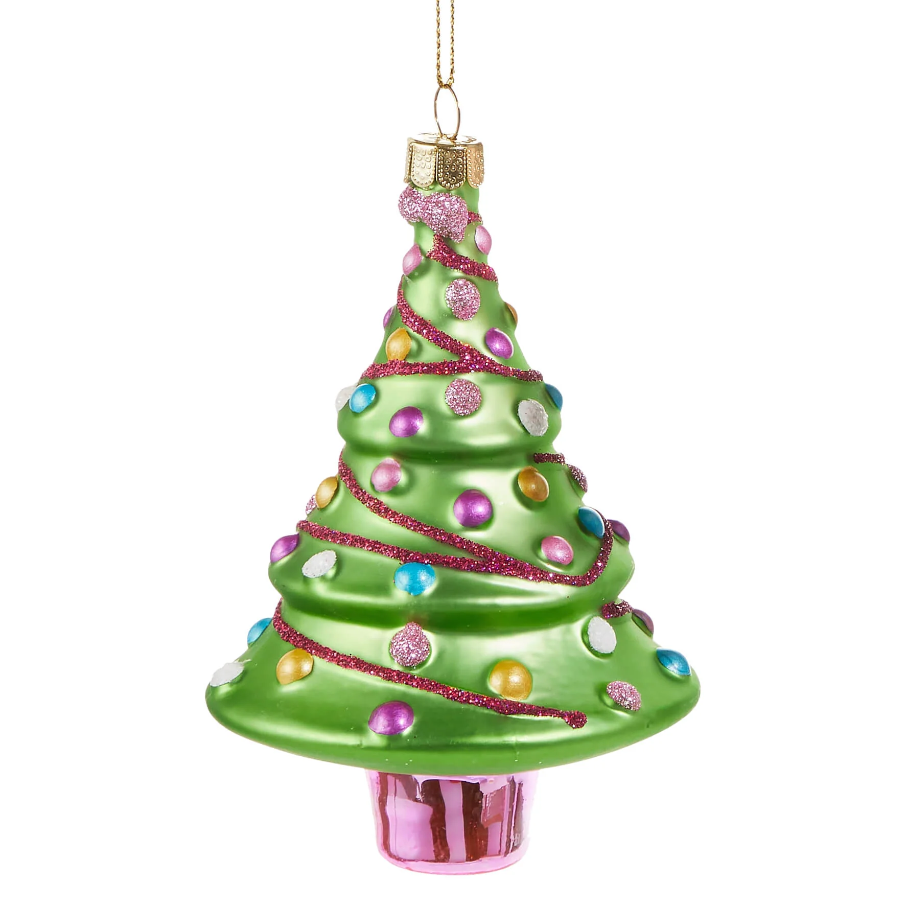 Blushing Glass Tree Ornaments - Image 5