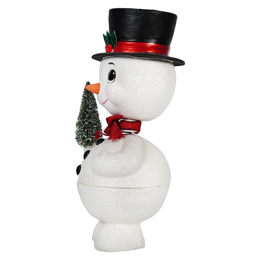 Bobblehead Snowman Container - Image 2