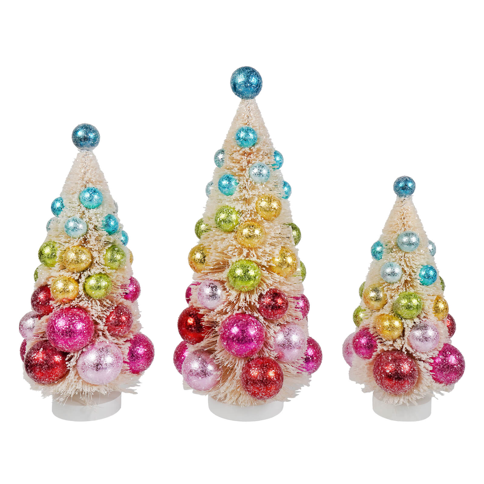 Bright Hues Polka Dot Trees Set/3 - Image 2