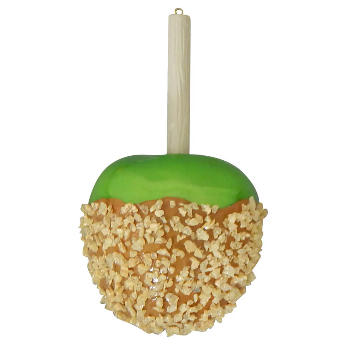 Caramel Apple Glass Ornament