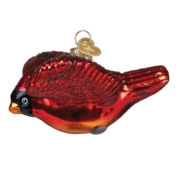 Cardinal In Flight Ornament - Image 3
