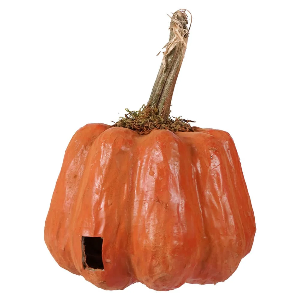 Carved Orange Smiling Faced Pumpkin - Image 3