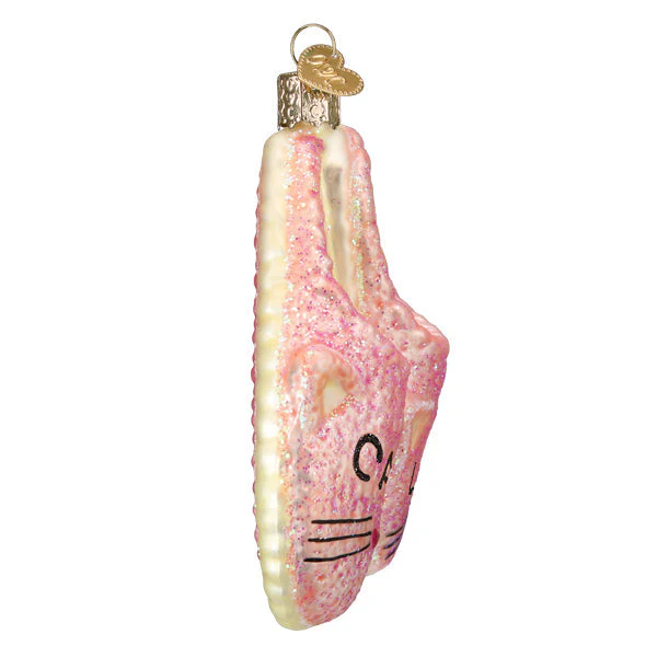 Cat Lady Slippers Ornament - Image 2