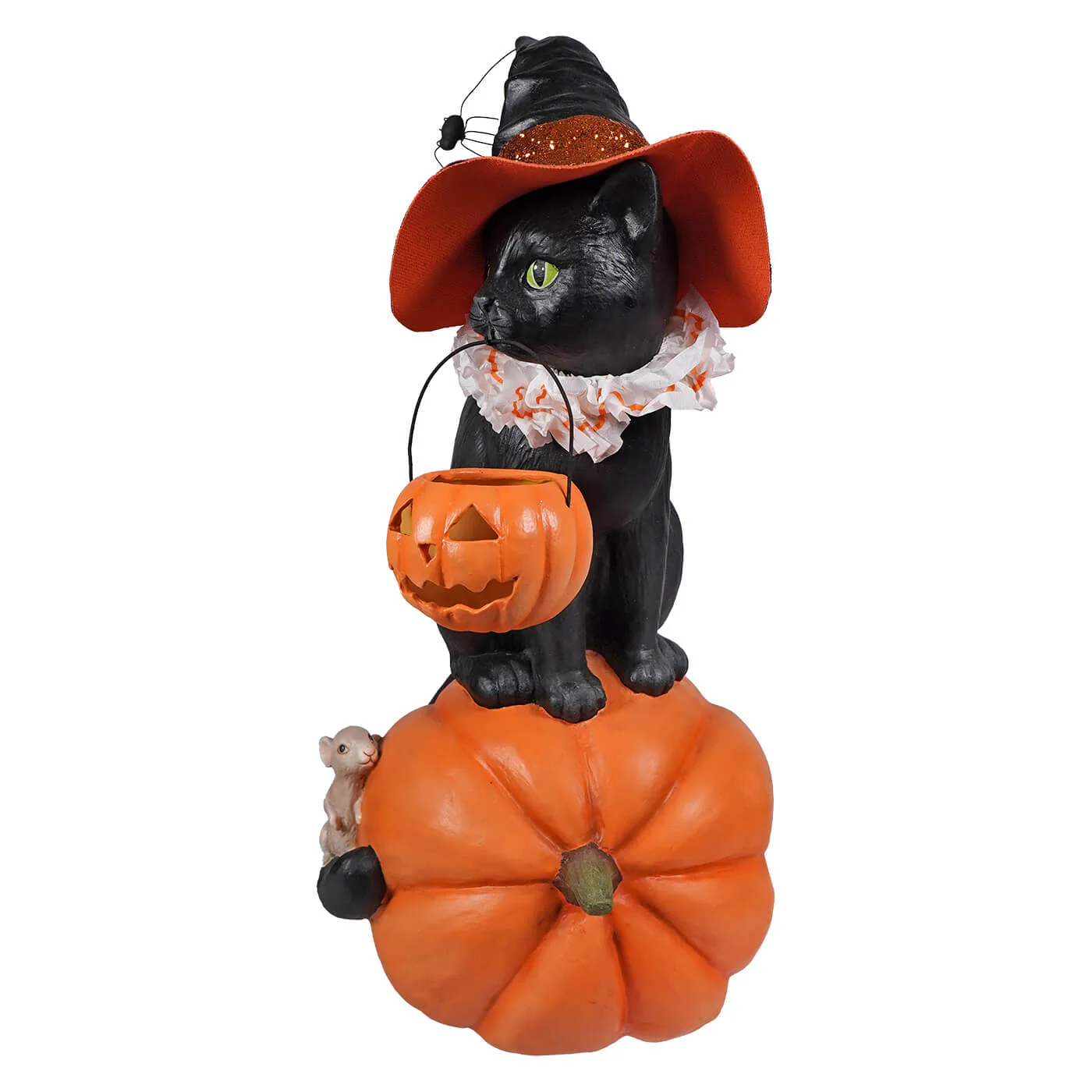 Cat Witch On Pumpkin - Image 2