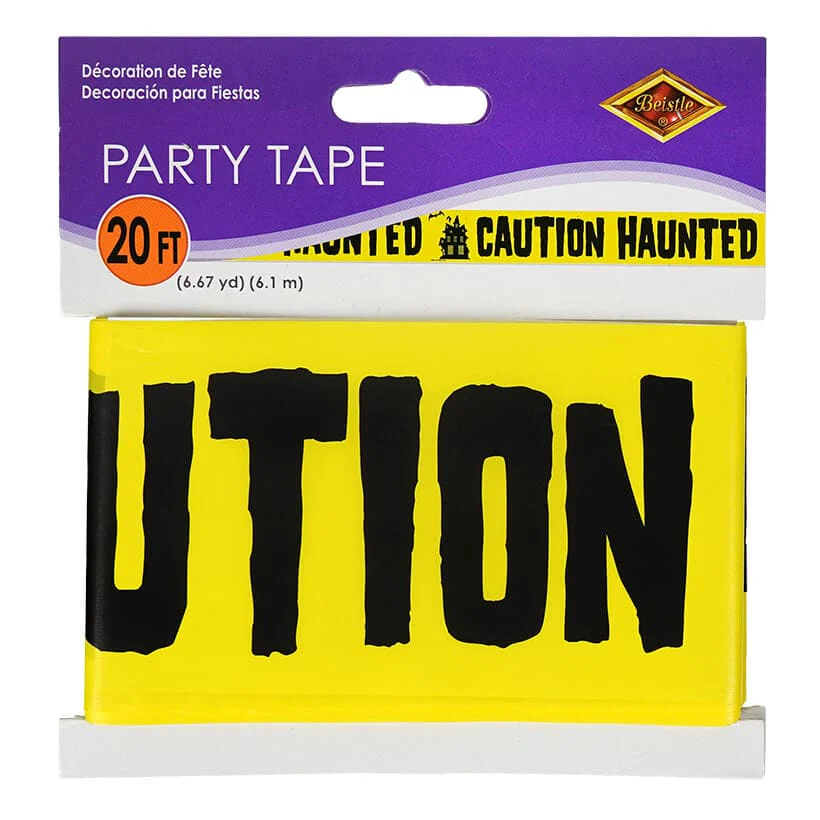 Caution Haunted Party Tape Set/2 - Image 2