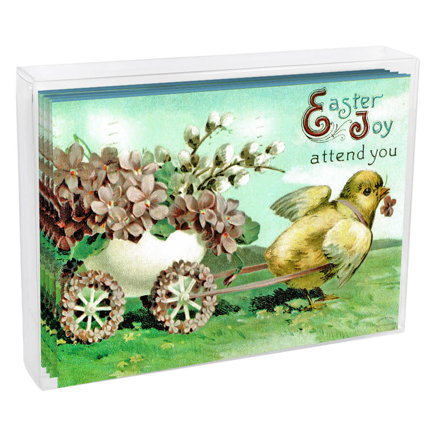 Chick Pulling Cart Greeting Card - Image 2
