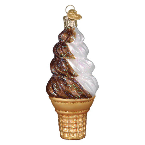 Chocolate Swirl Soft Serve Ornament - Image 2