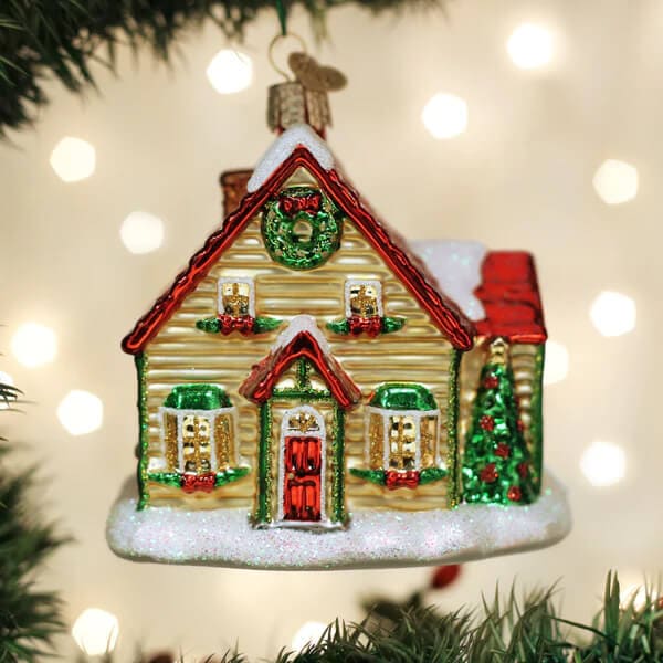 Christmas Cottage Ornament - Image 4