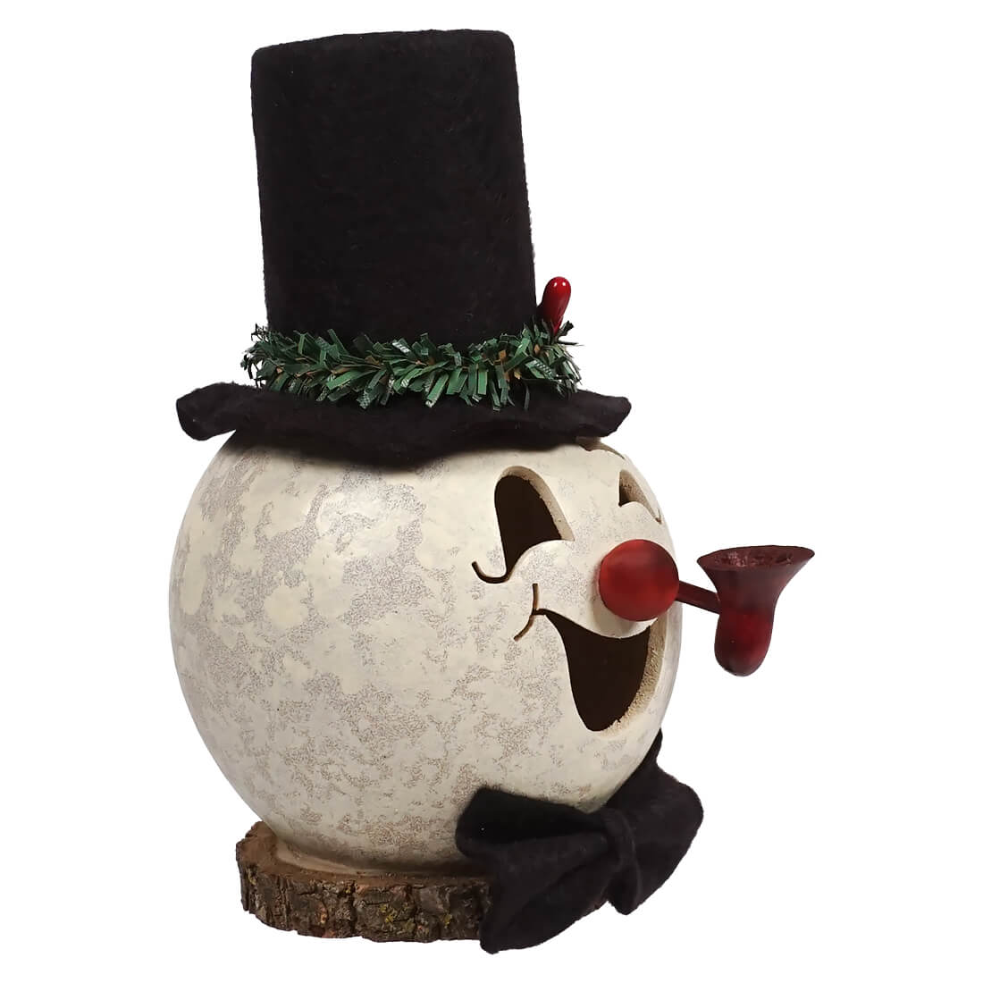 Clyde - Miniature Snowman Gourd - Image 2