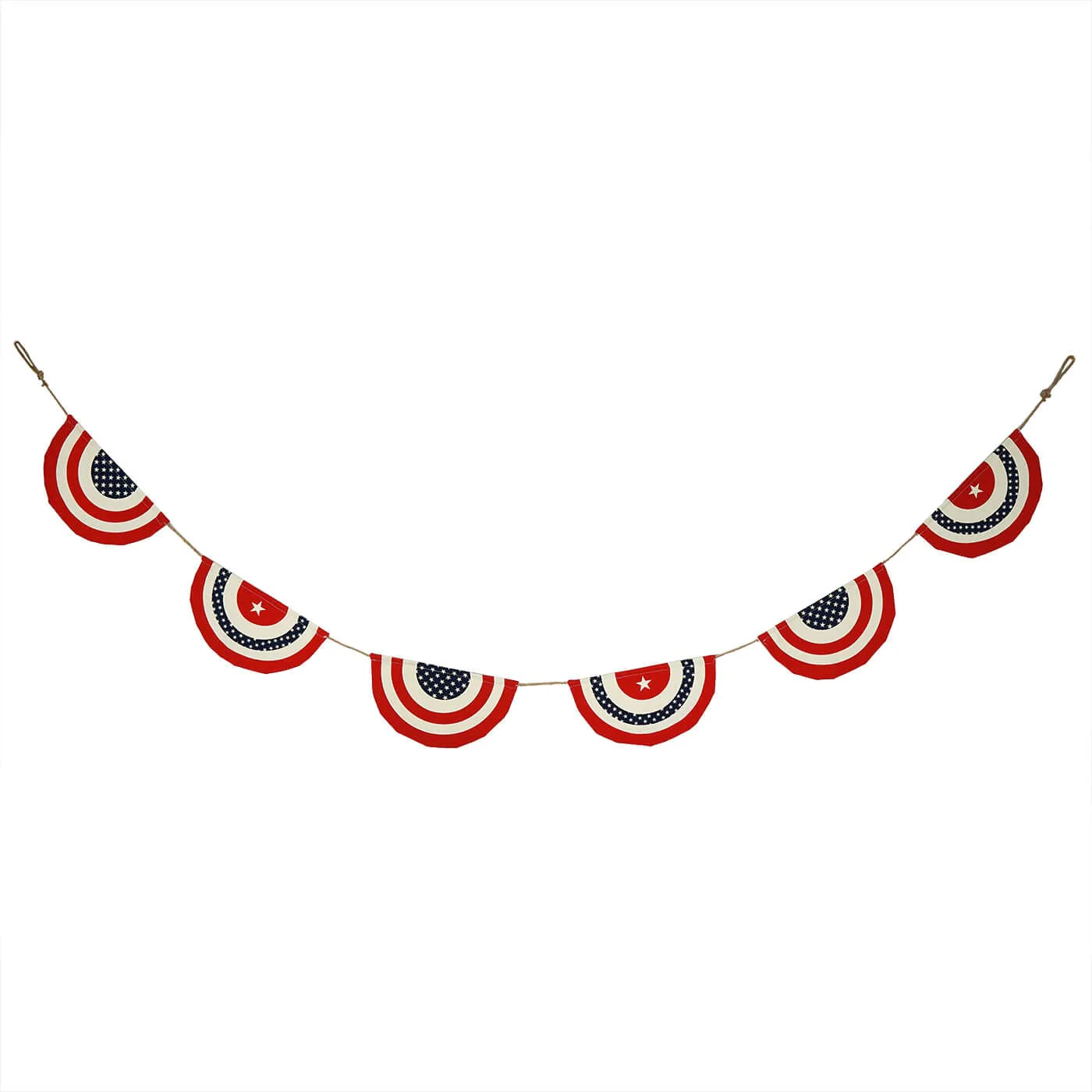 Cotton Patriotic Bunting Banner