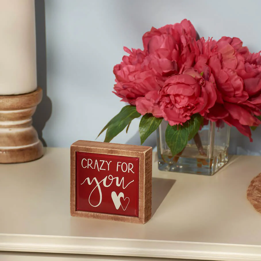 "Crazy For You" Mini Box Sign - Image 3