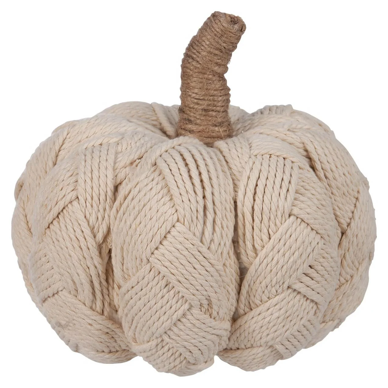 Cream Woven Cotton Pumpkin