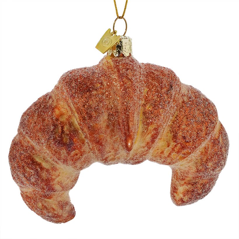 Noble Gems™ Croissant Glass Ornament