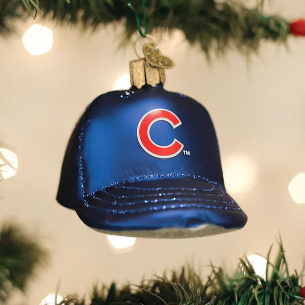 Cubs Baseball Cap Ornament - Image 2