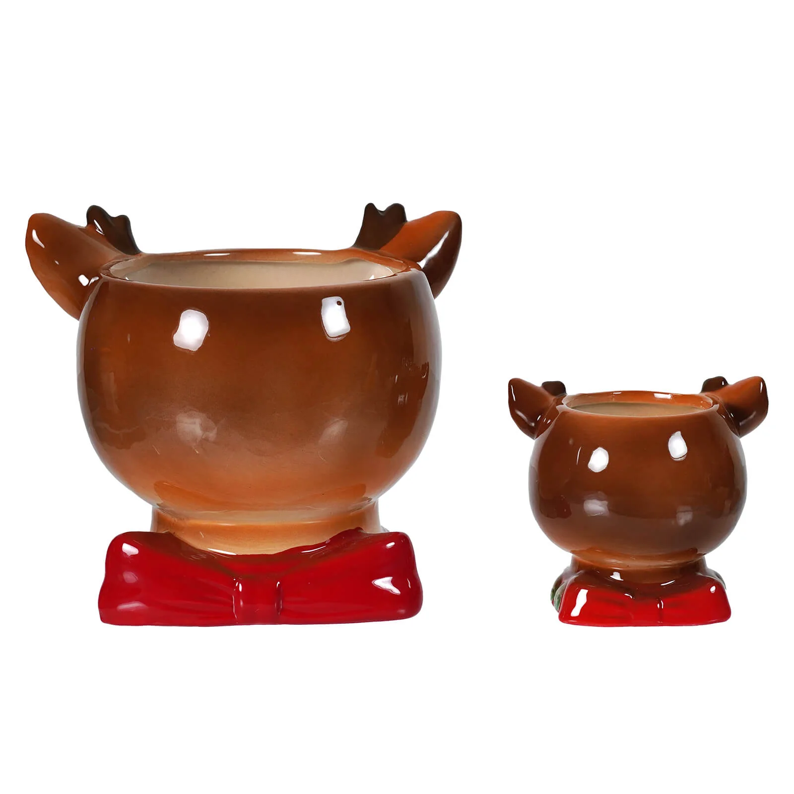Dolomite Vintage Reindeer Snack Bowls Set/2 - Image 3
