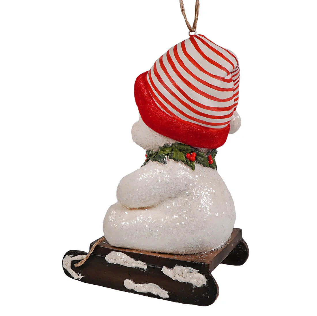 Down The Slopes Snowman Ornament - Image 3