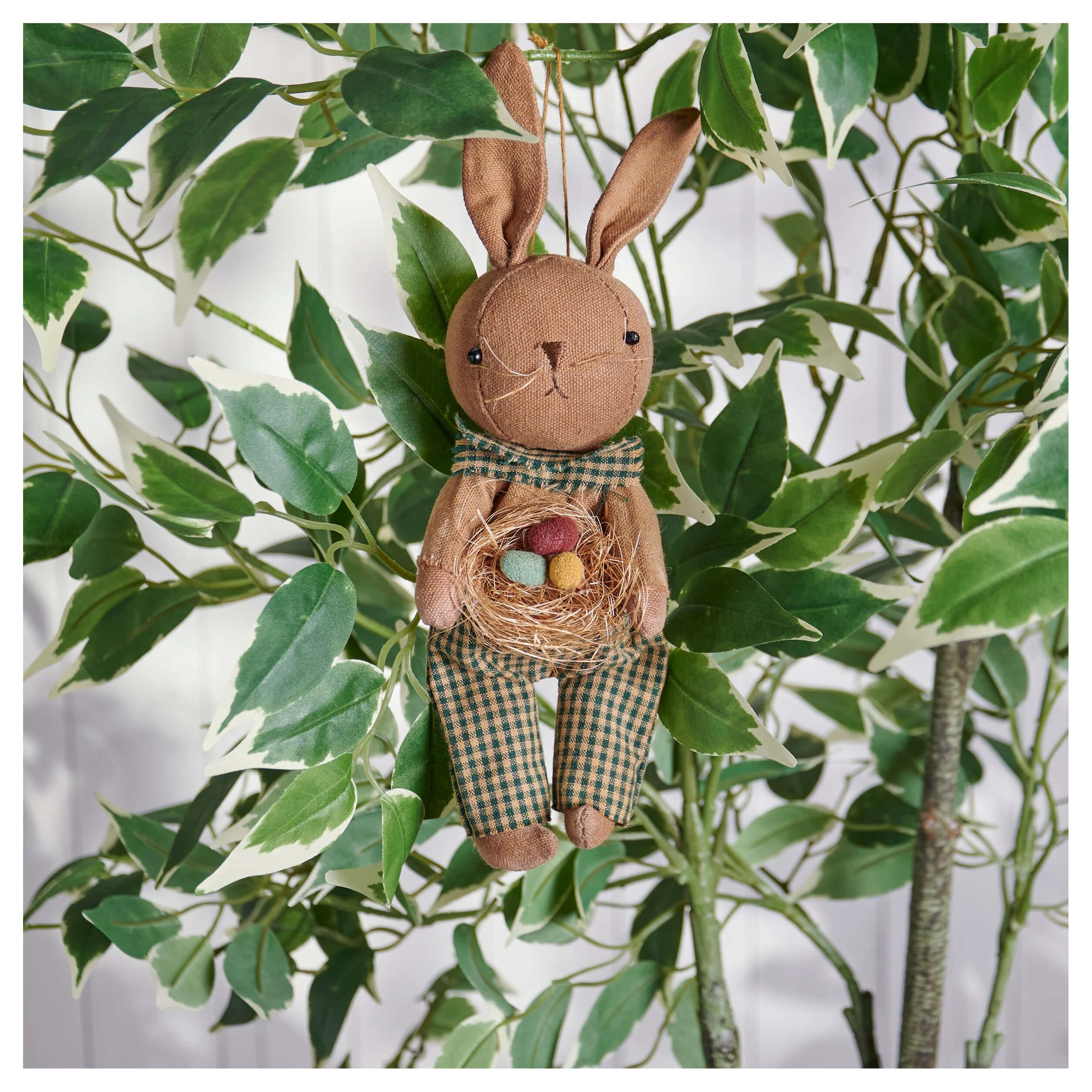 Egg Basket Bunny Ornament - Image 2