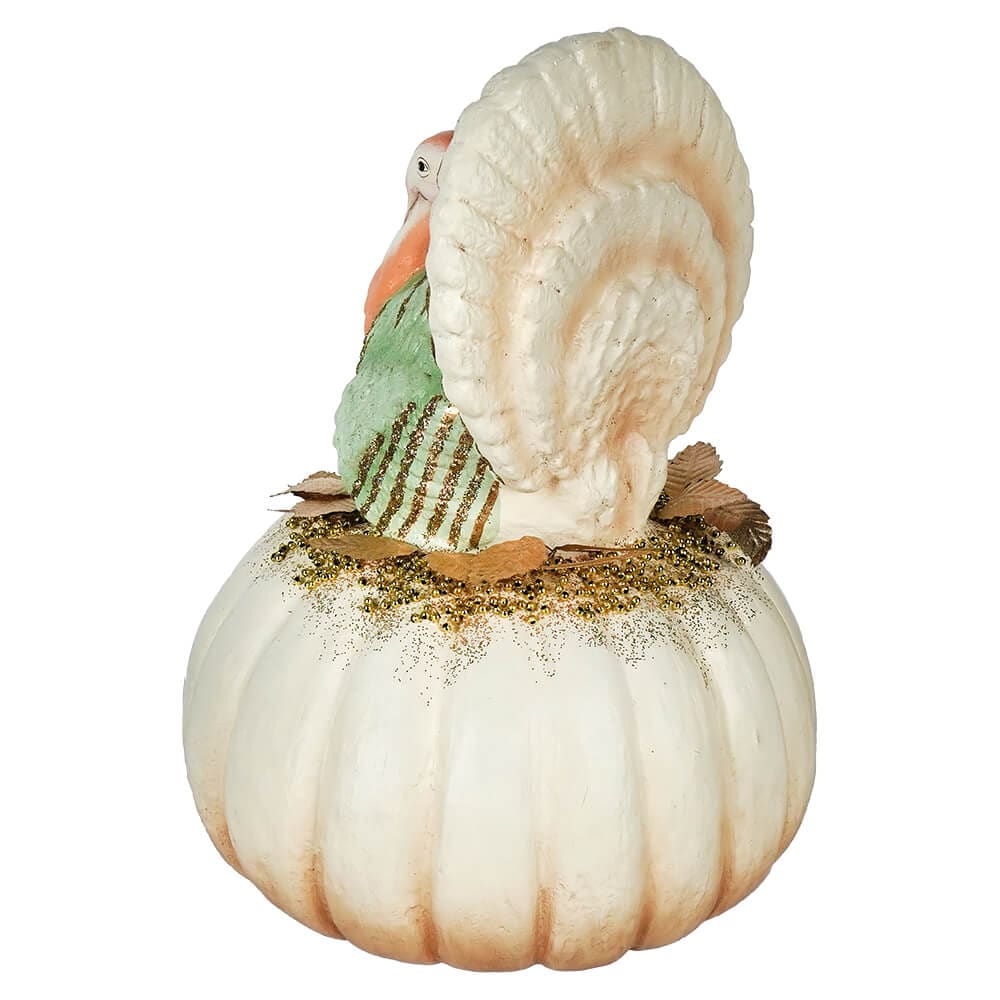 Elegant Turkey on Pumpkin - Image 4