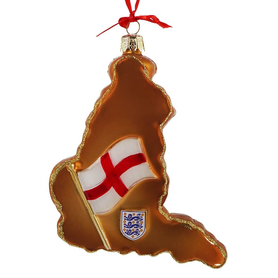 England International Country Map Ornament - Image 2