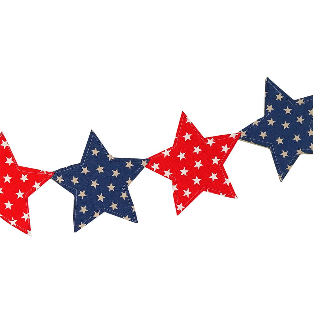 Fabric Americana Star Garland - Image 2