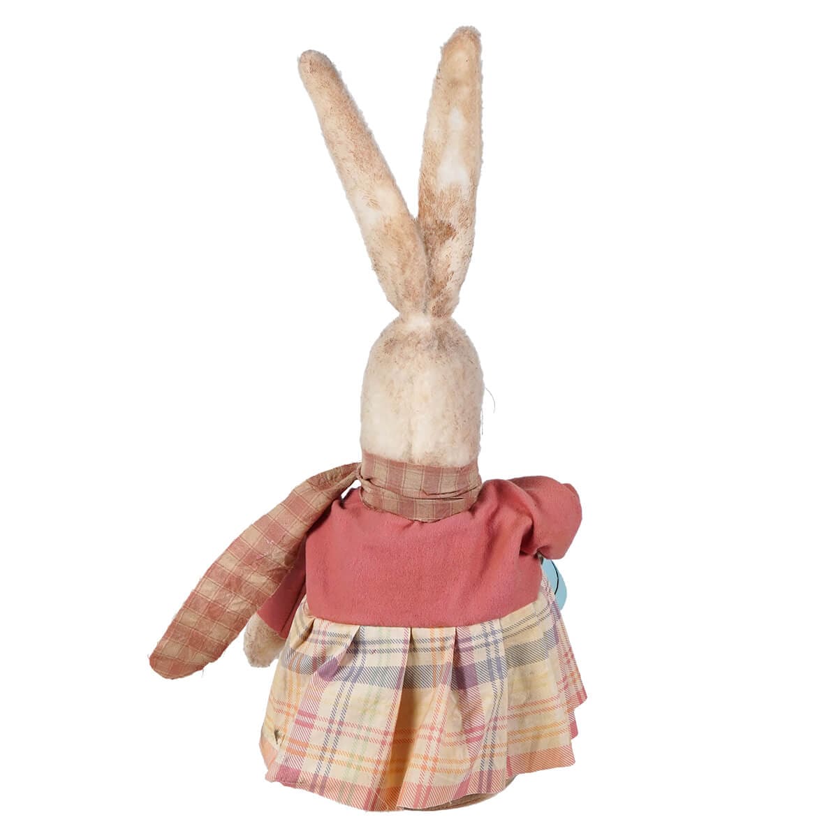 White Bunny Holding Easter Basket - Image 3