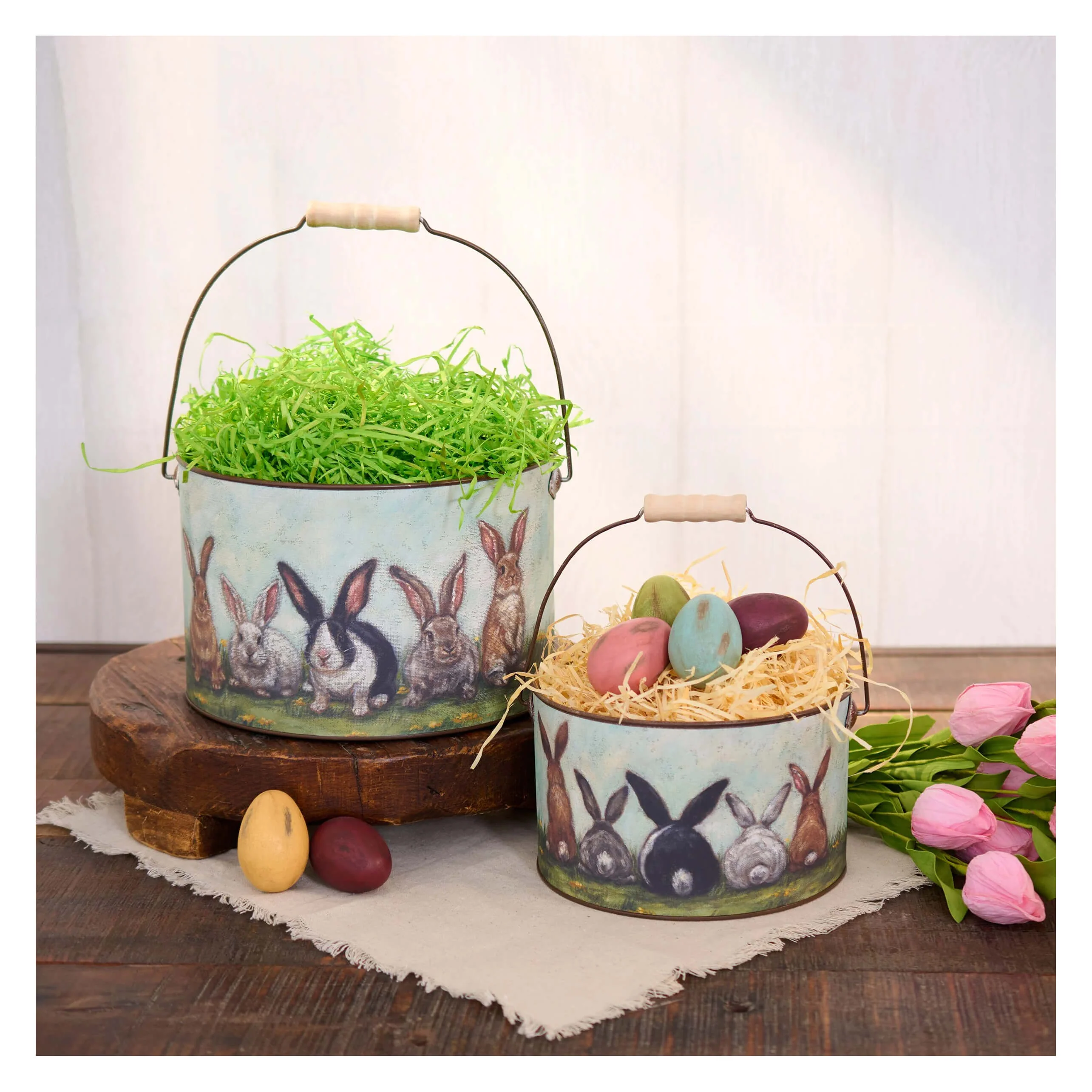 Garden Bunny Friends Bucket Set - Image 3