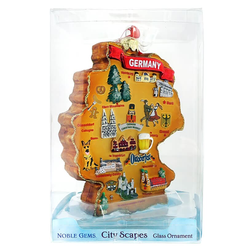 Germany International Country Map Ornament - Image 2