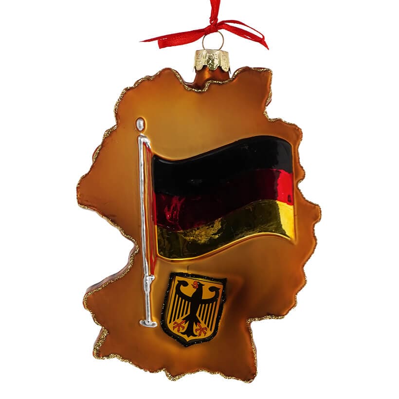 Germany International Country Map Ornament - Image 3